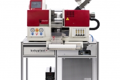 Babyplast-Maschine-mit-Tisch-Temperiergerät-Trockner-und-Separierwalze